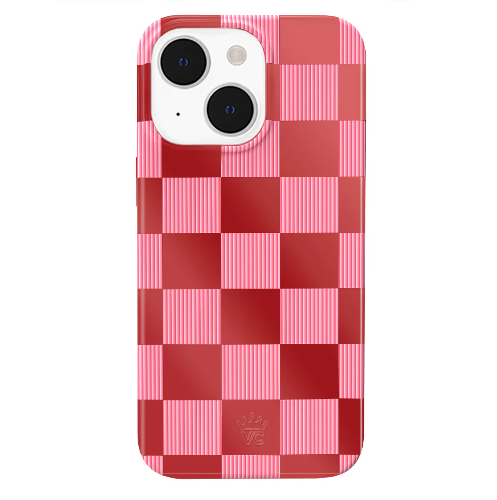 Rose Vibe Checkered iPhone Case - Image 37