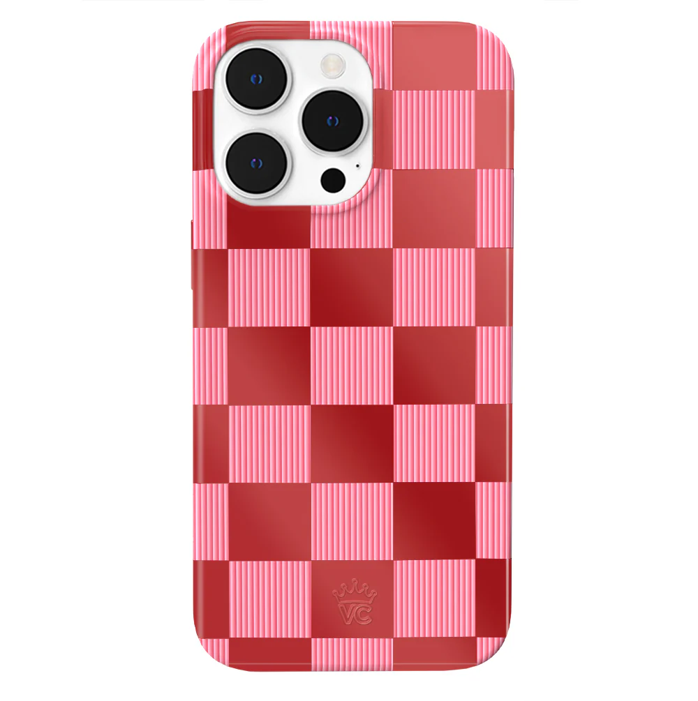 Rose Vibe Checkered iPhone Case - Image 61