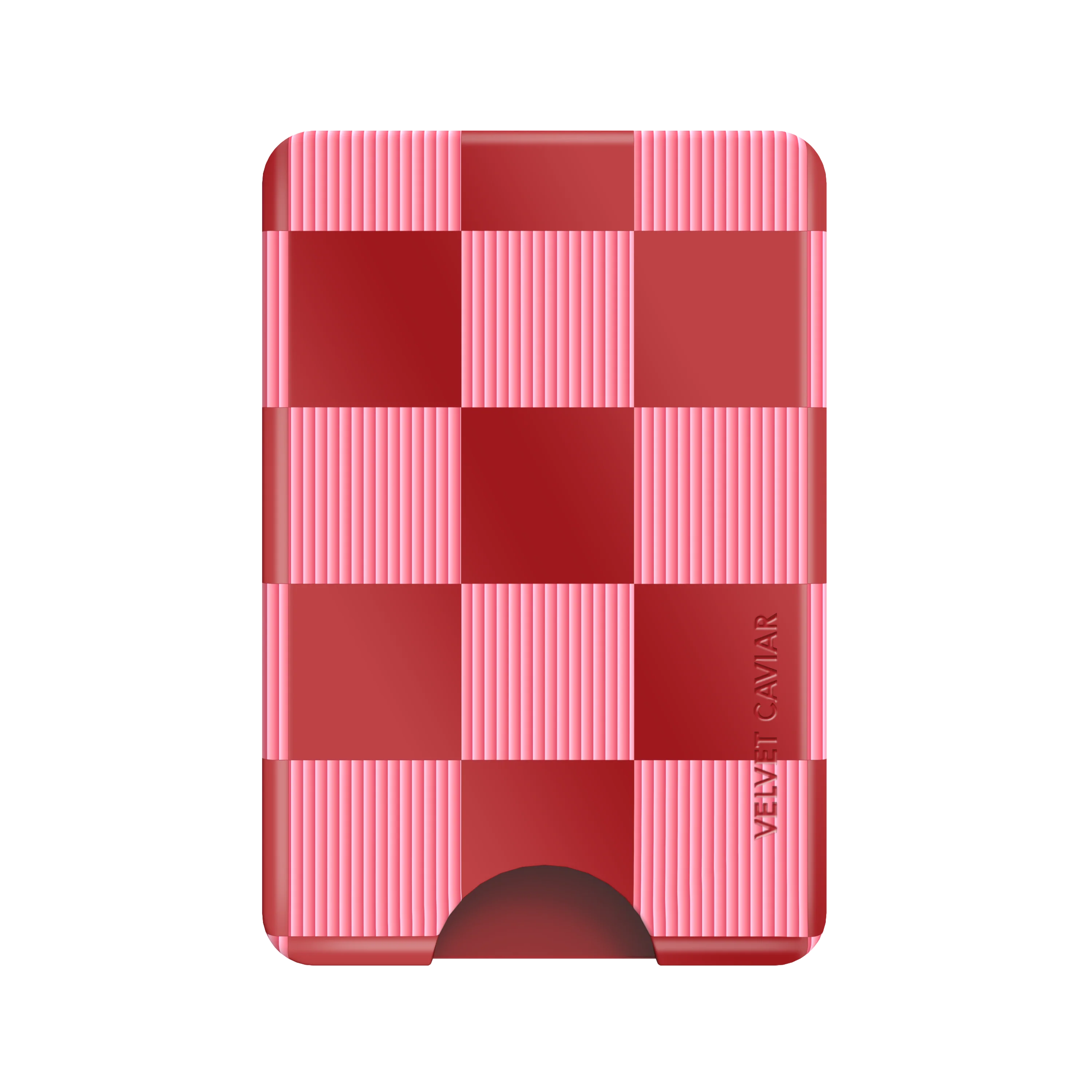 Rose Vibe Checkered Magsafe Wallet