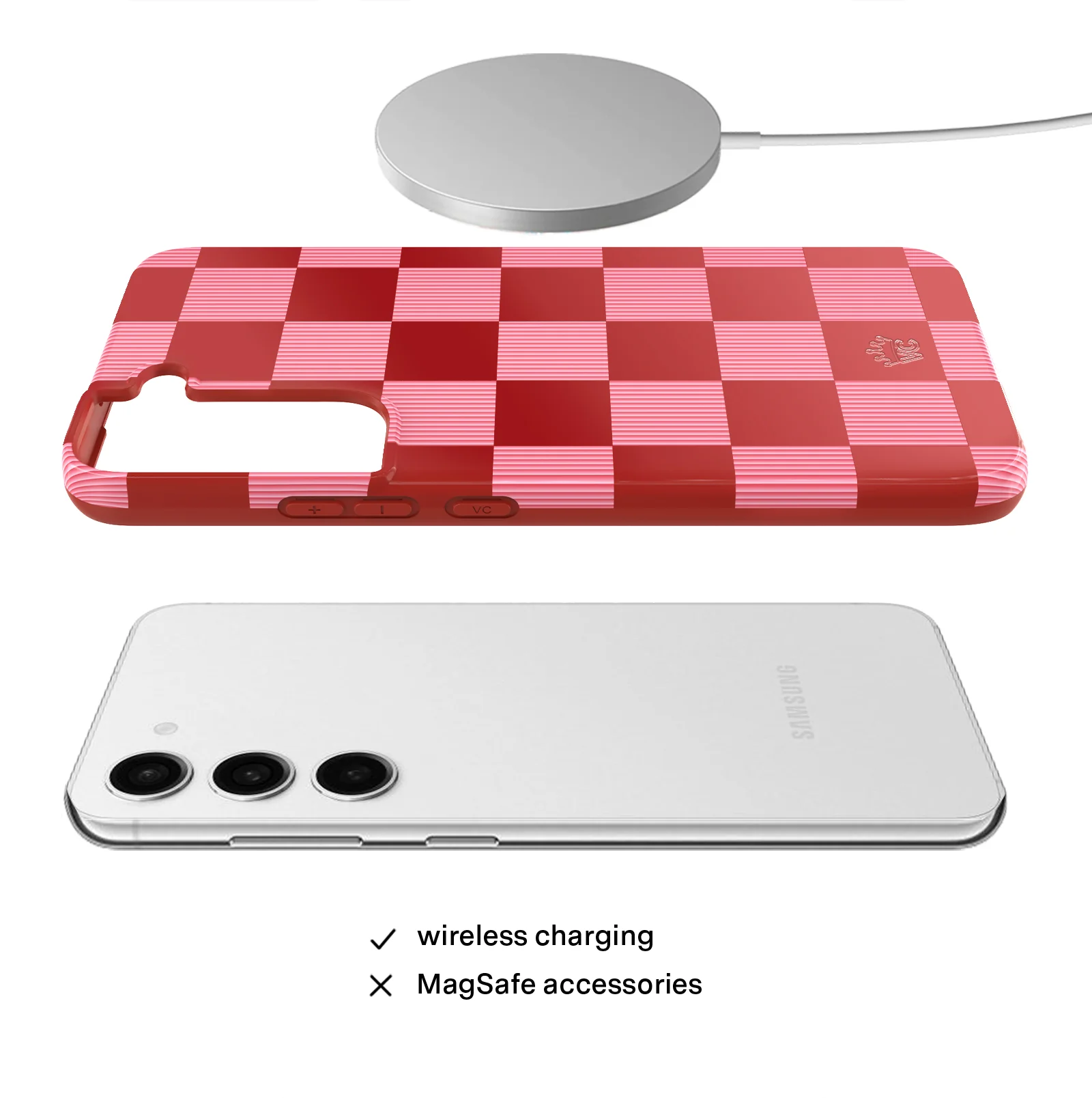 Rose Vibe Checkered Samsung Case - Image 40