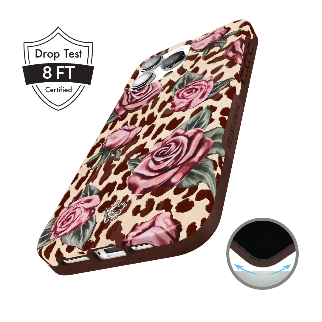 Rosy Leopard iPhone Case - Image 83