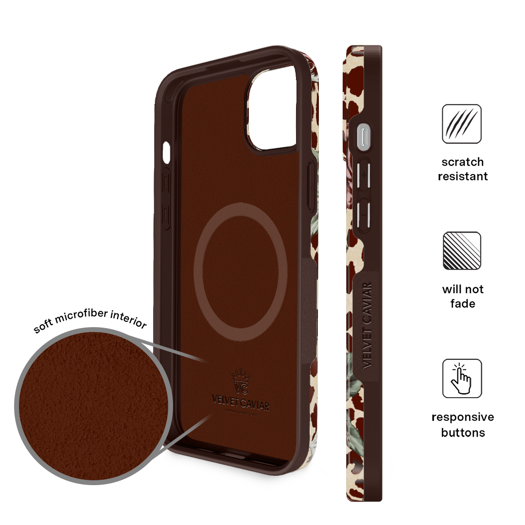 Rosy Leopard iPhone Case - Image 90