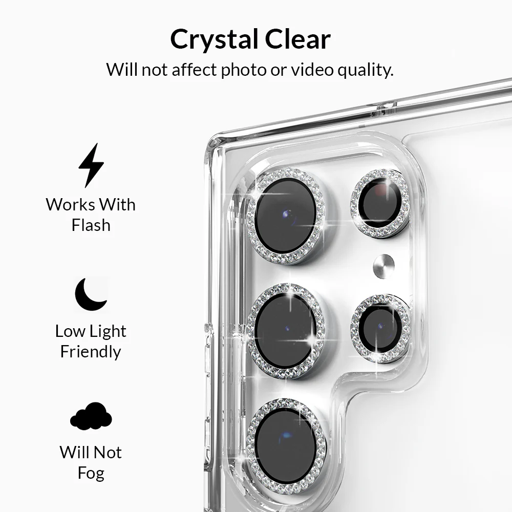 Crystal Glam Camera Lens Protector for Samsung - Image 12