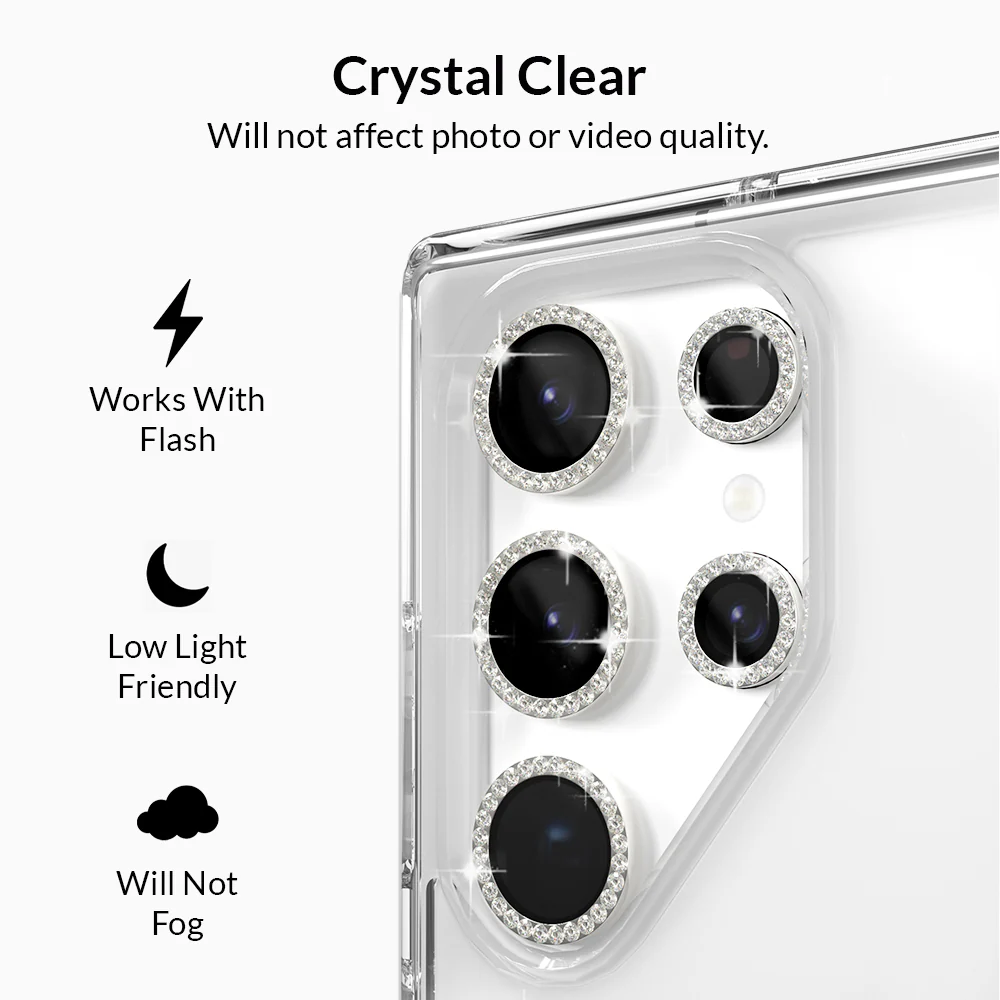 Crystal Glam Camera Lens Protector for Samsung - Image 17