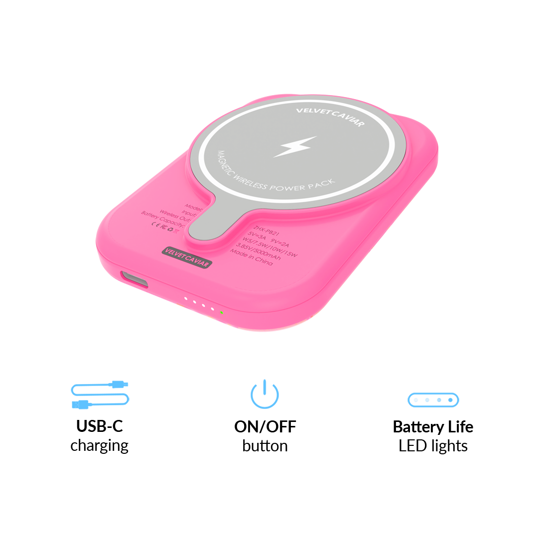 Sherbet Stars Portable MagSafe Charger Power Pack - Image 6