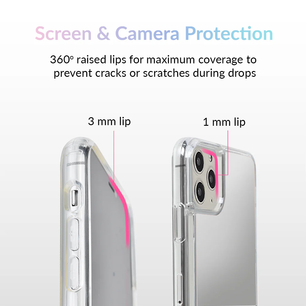 Silver Reflective Mirror iPhone Case - Image 50