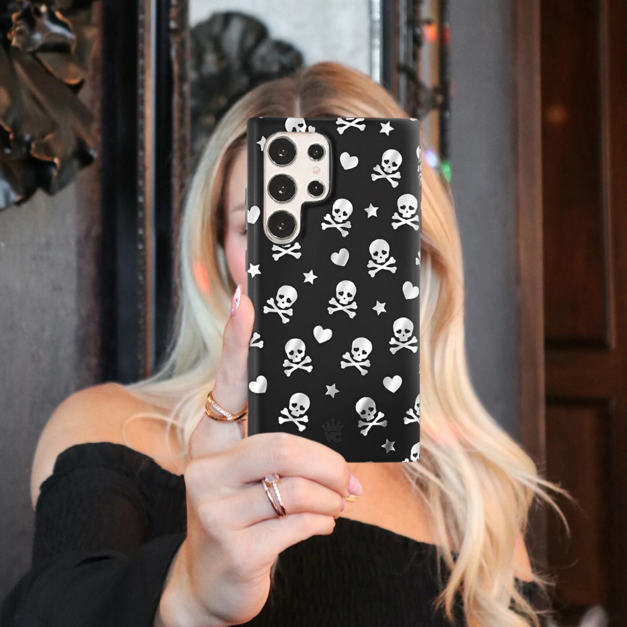Chrome Skulls Samsung Case - Image 2