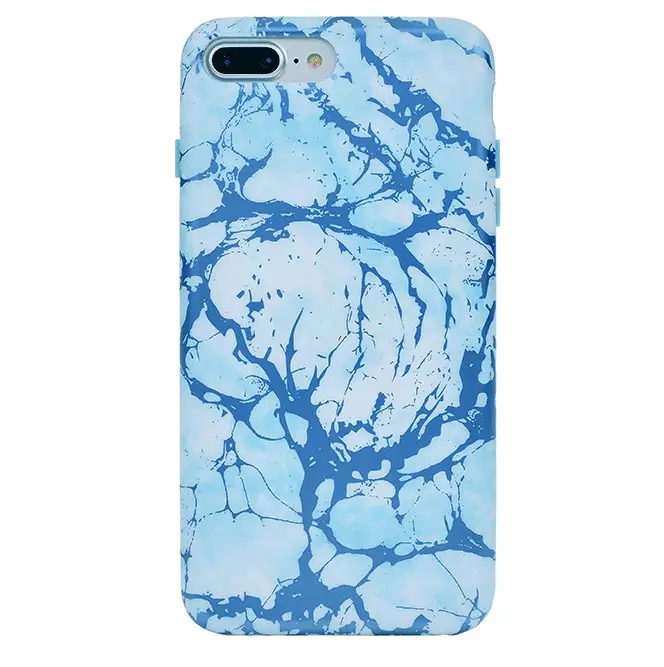 Ocean Blue Chrome Marble iPhone Case - Image 22