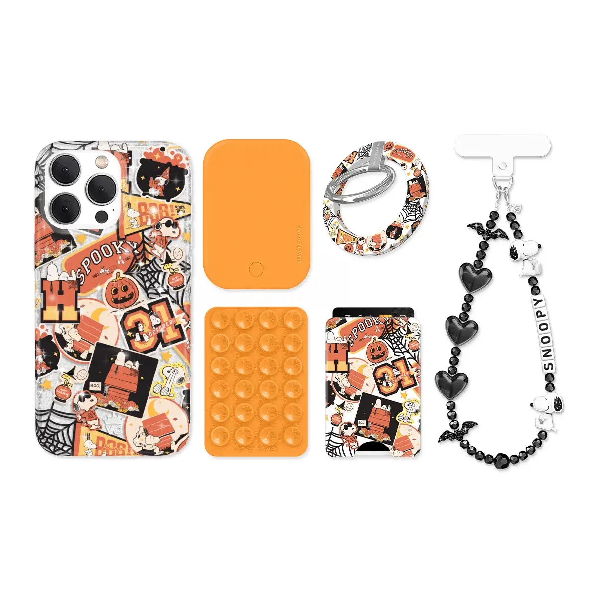 Snoopy Halloween Varsity Glitter iPhone Bundle Set - Image 10