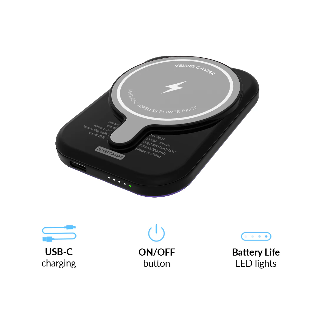 Snoopy Midnight Moon Portable MagSafe Charger Power Pack - Image 5
