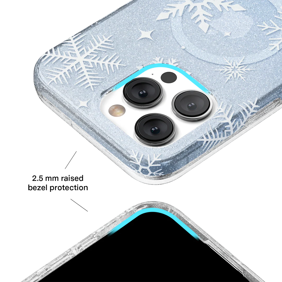 Snow Angel Glitter iPhone Case - Image 101