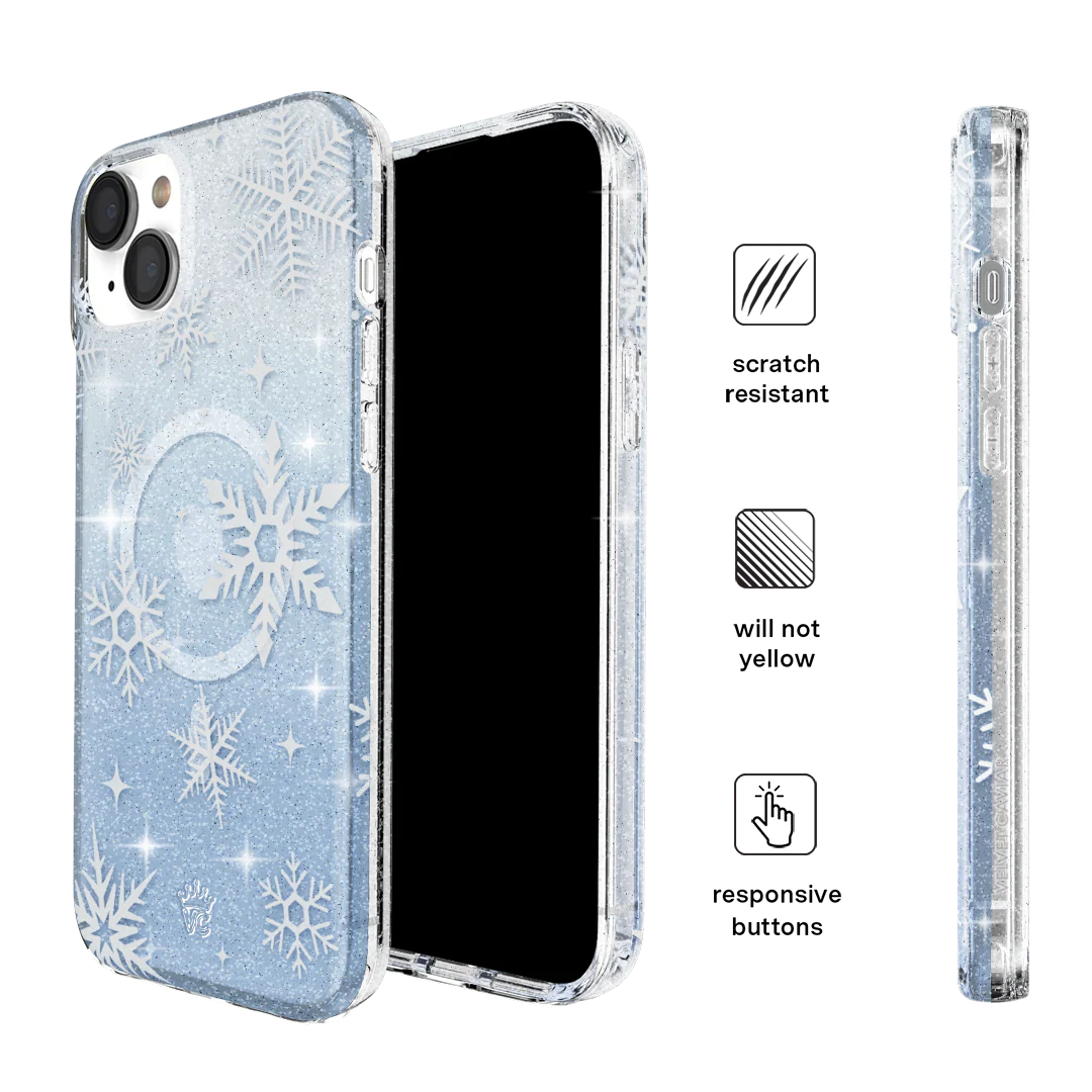 Snow Angel Glitter iPhone Case - Image 86
