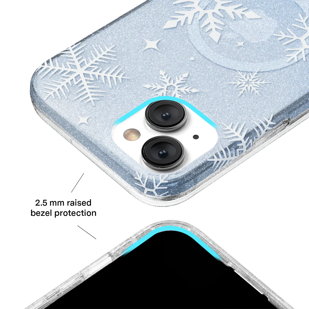 Snow Angel Glitter iPhone Case - Image 95