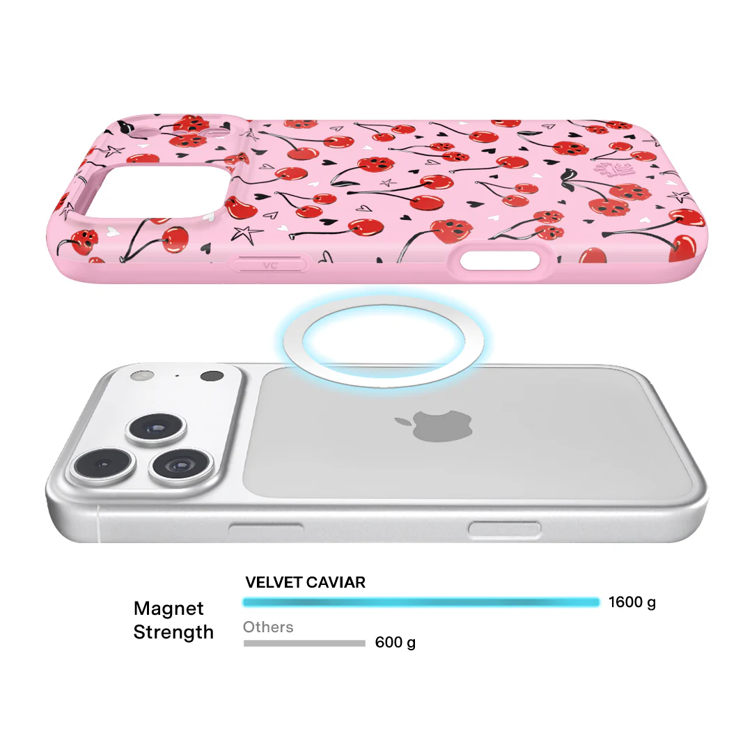 Sour Cherry Skulls iPhone Case - Image 84