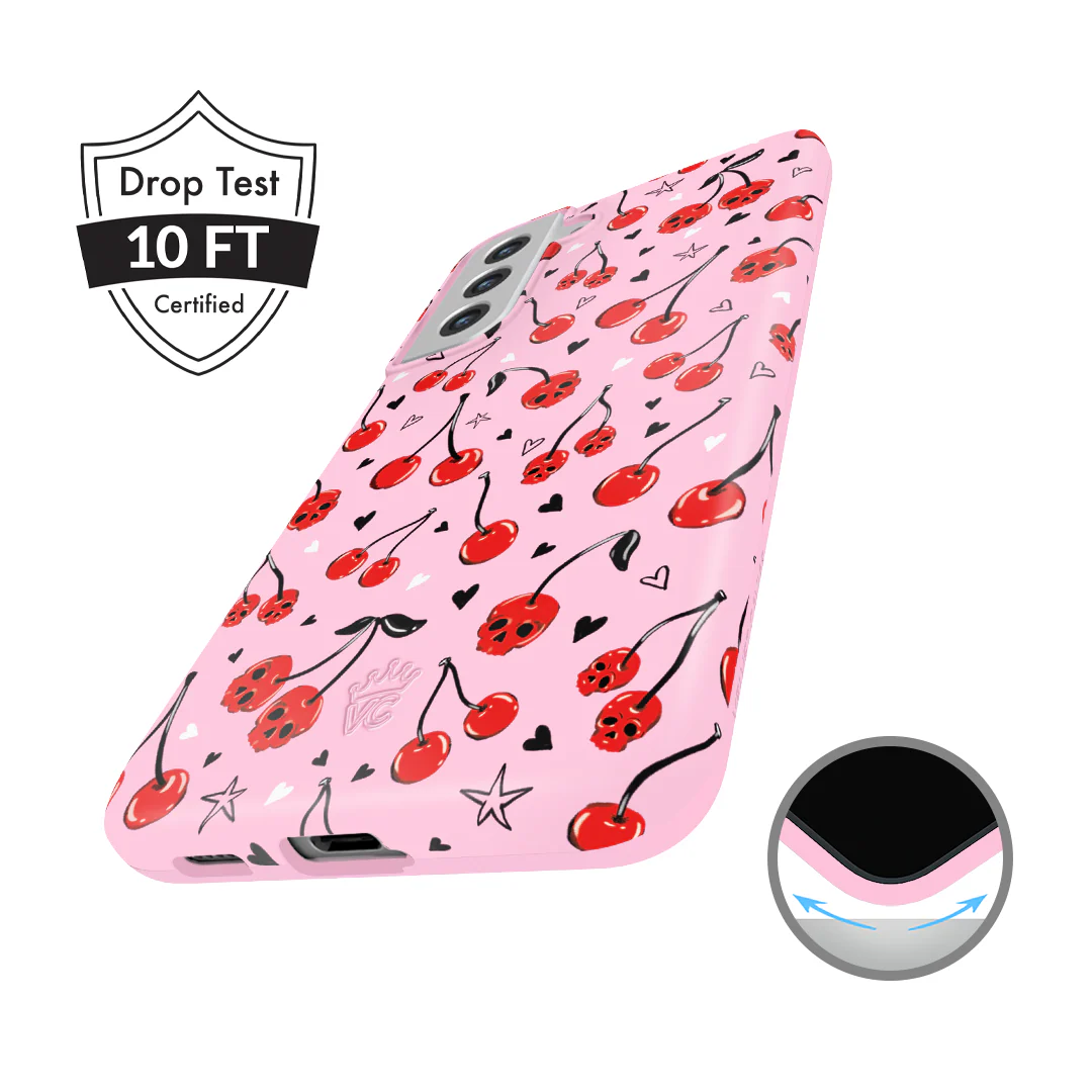 Sour Cherry Skulls Samsung Case - Image 49