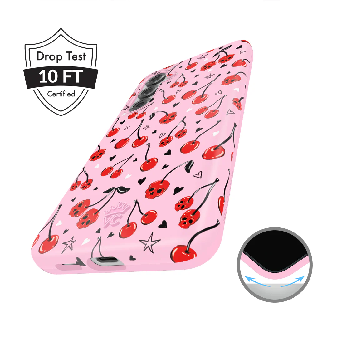Sour Cherry Skulls Samsung Case - Image 9