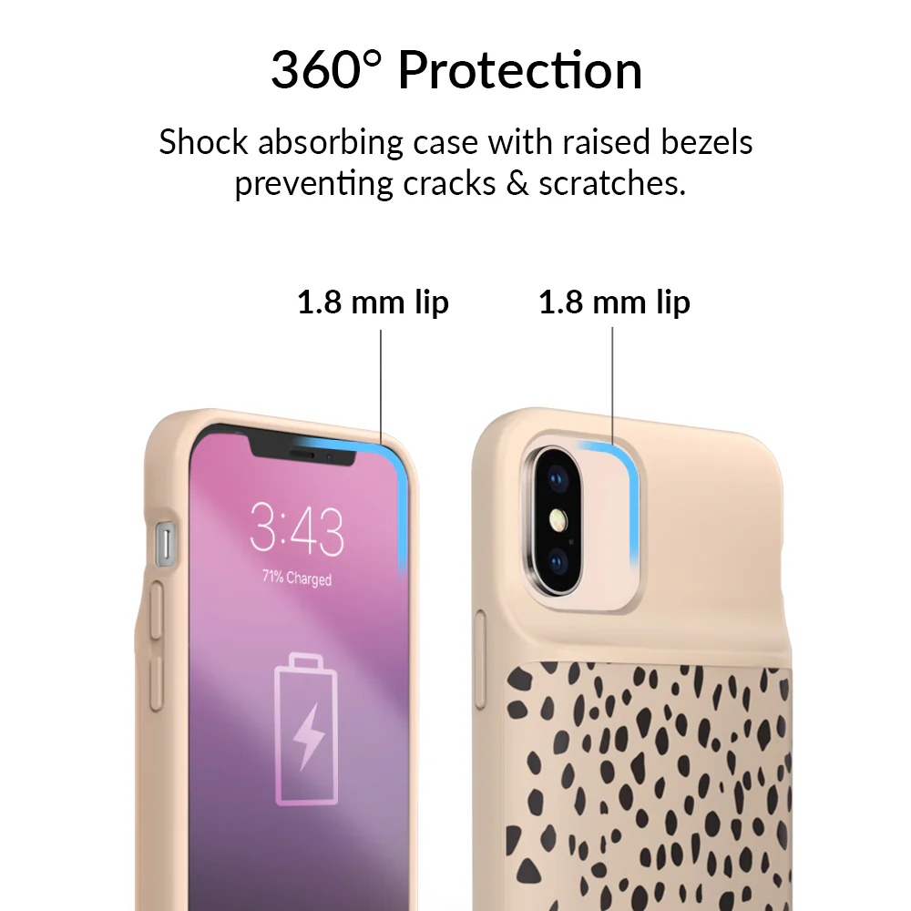 Spotted Cheetah iPhone Charging Case - Image 5