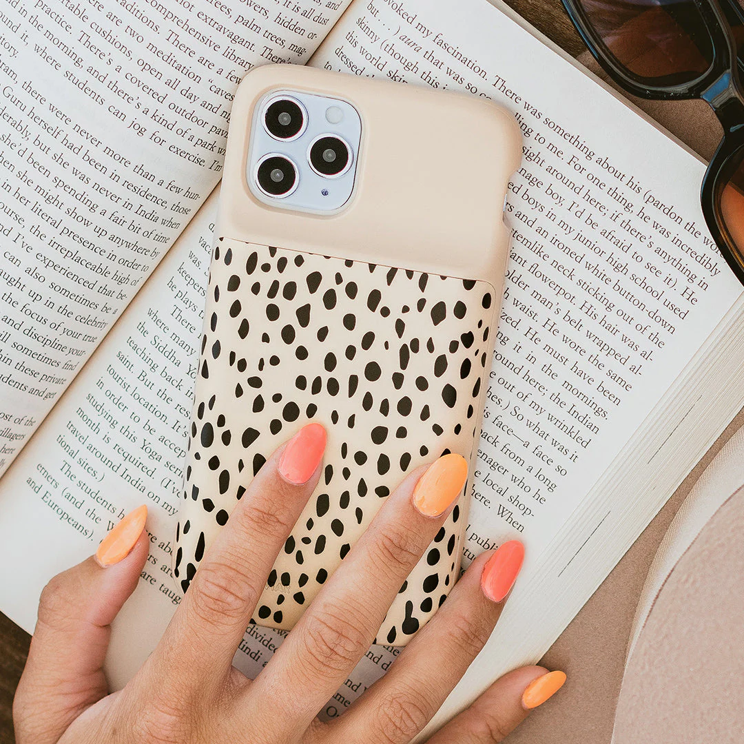 Spotted Cheetah iPhone Charging Case - Image 65