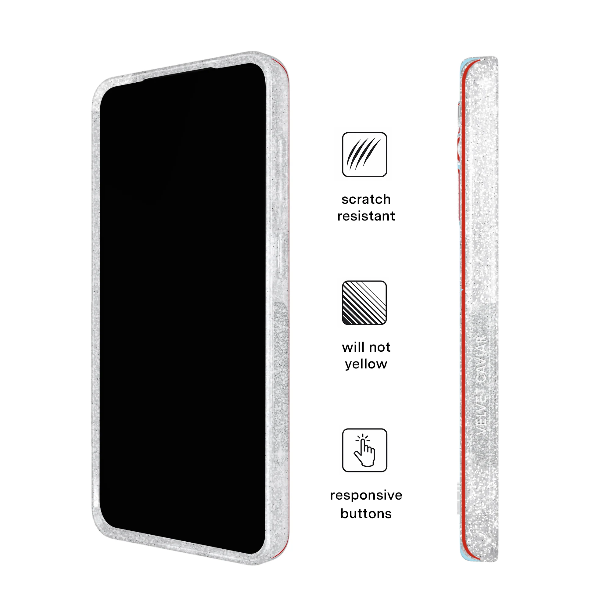 Stars & Stripes Glitter Samsung Case - Image 55