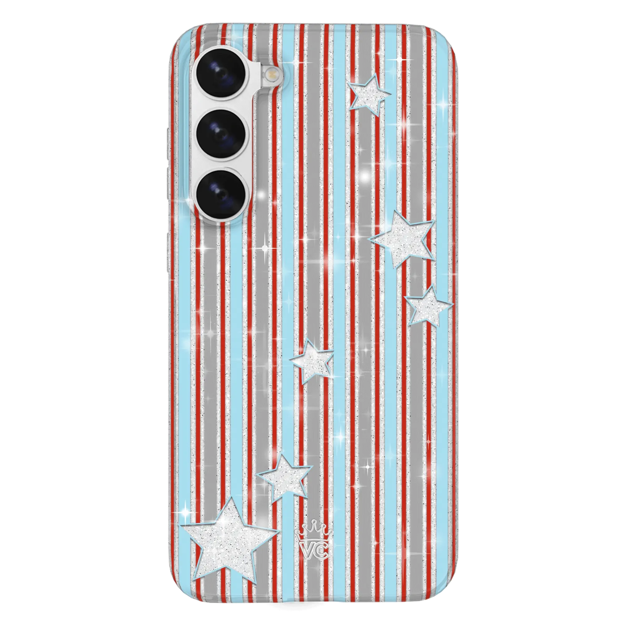 Stars & Stripes Glitter Samsung Case - Image 6