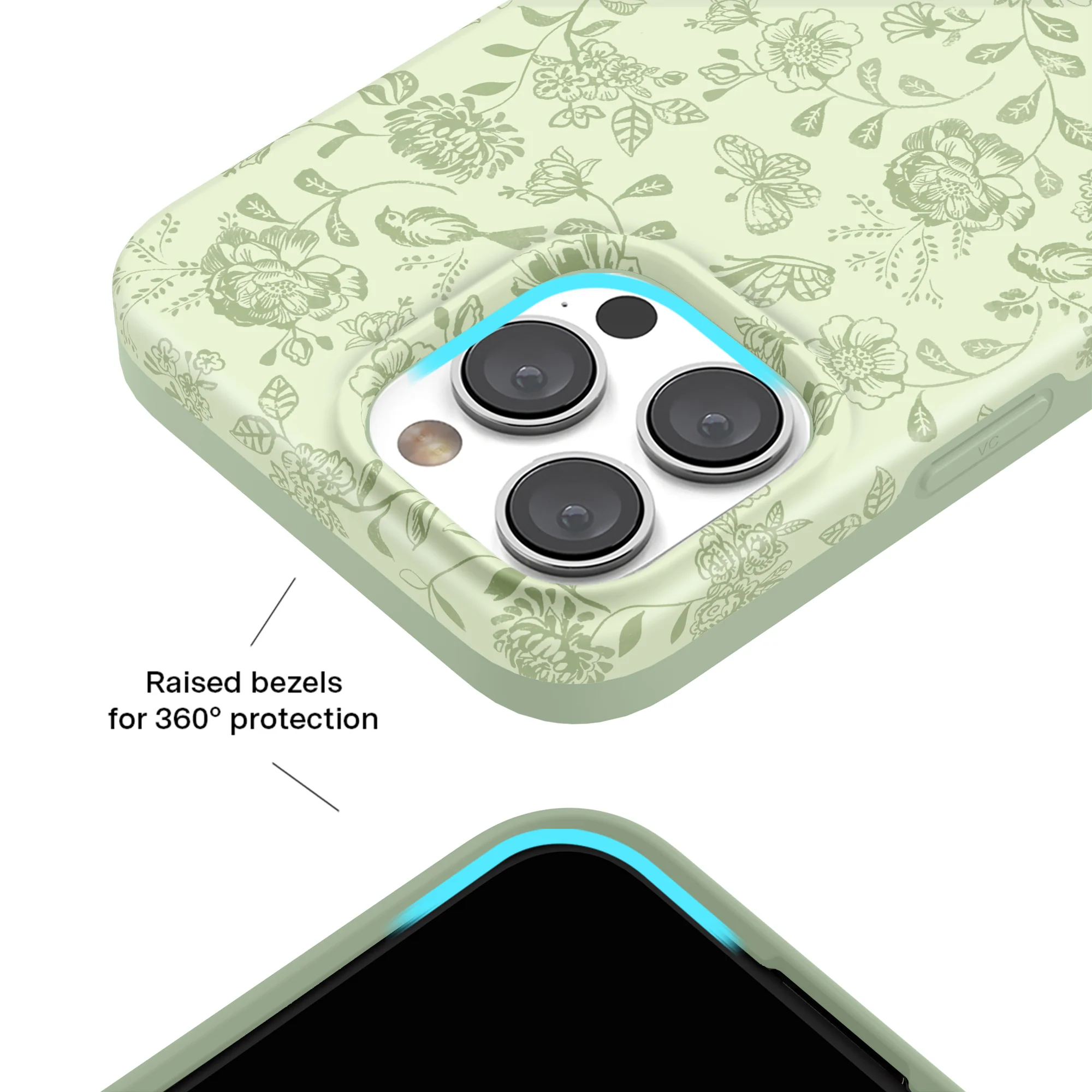 Storybook Sage Floral iPhone Case - Image 33