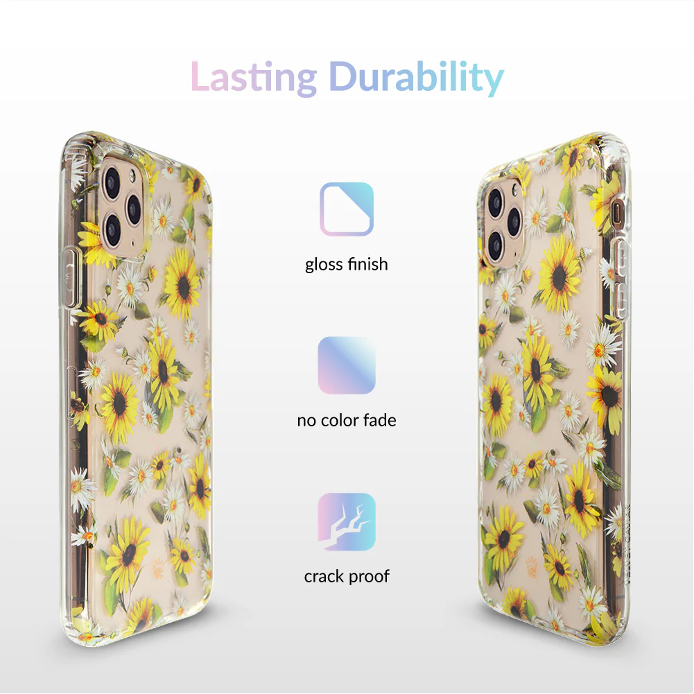 Sunflower Daisy Clear iPhone Case - Image 72