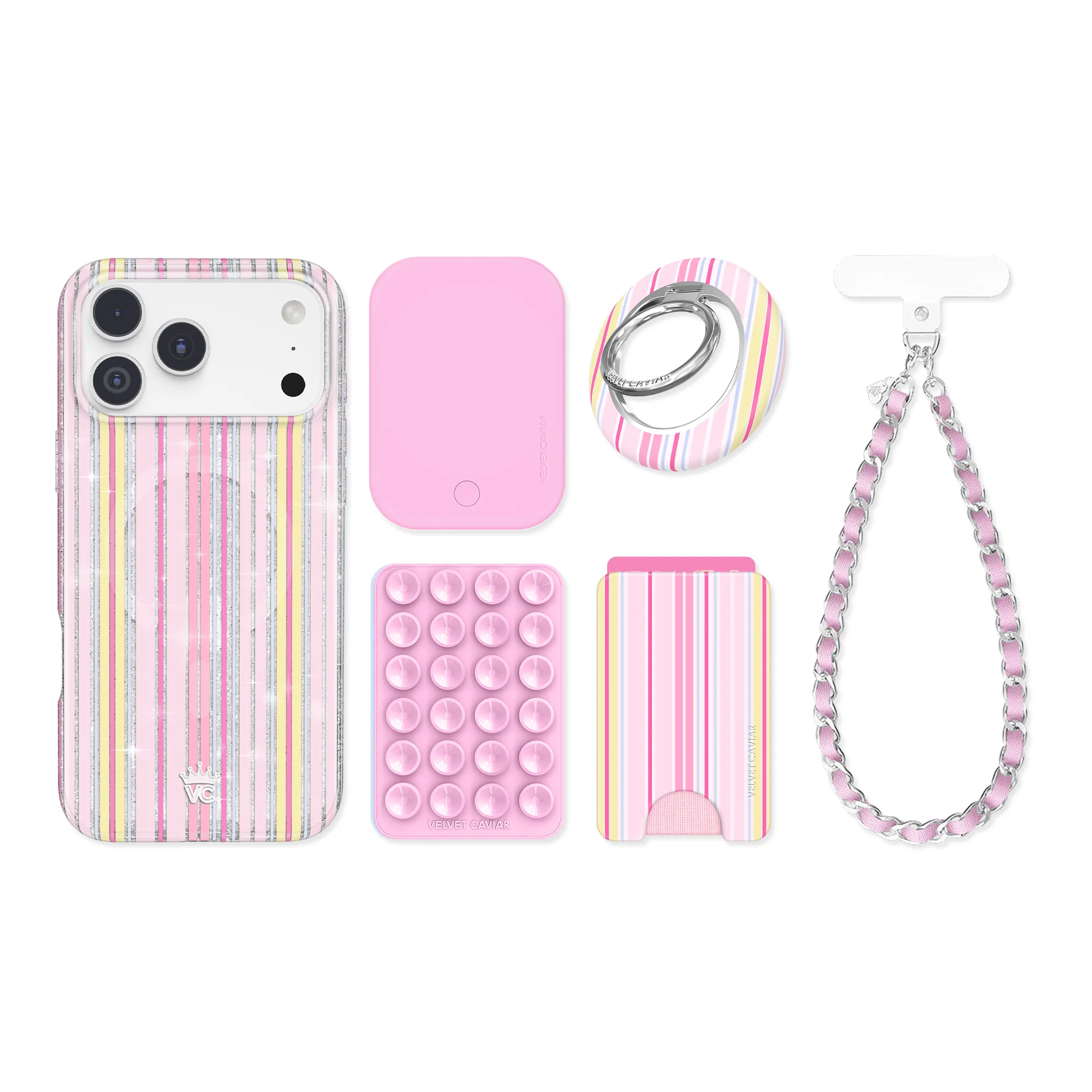 Sunkissed Stripes Glitter iPhone Bundle Set - Image 15