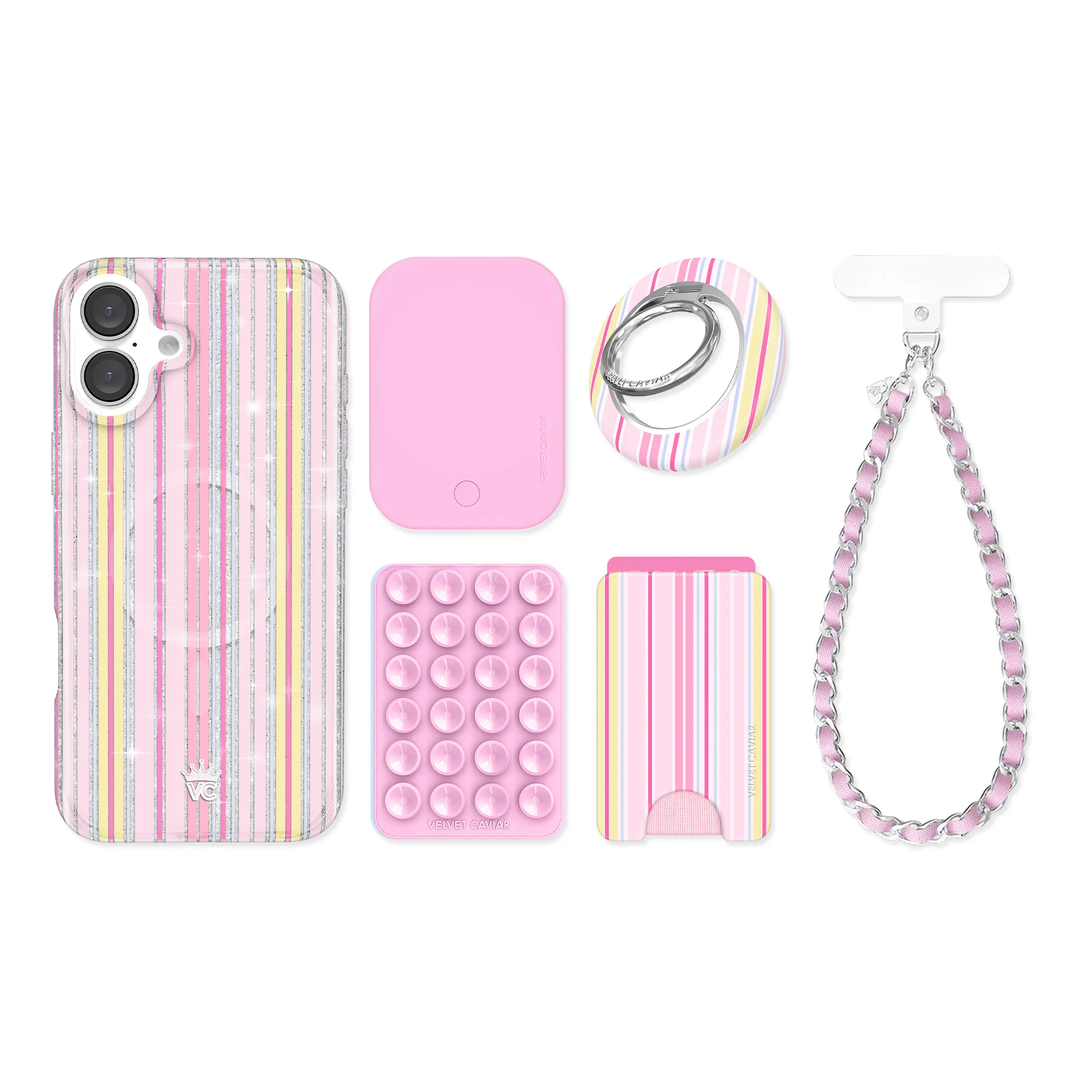 Sunkissed Stripes Glitter iPhone Bundle Set - Image 50