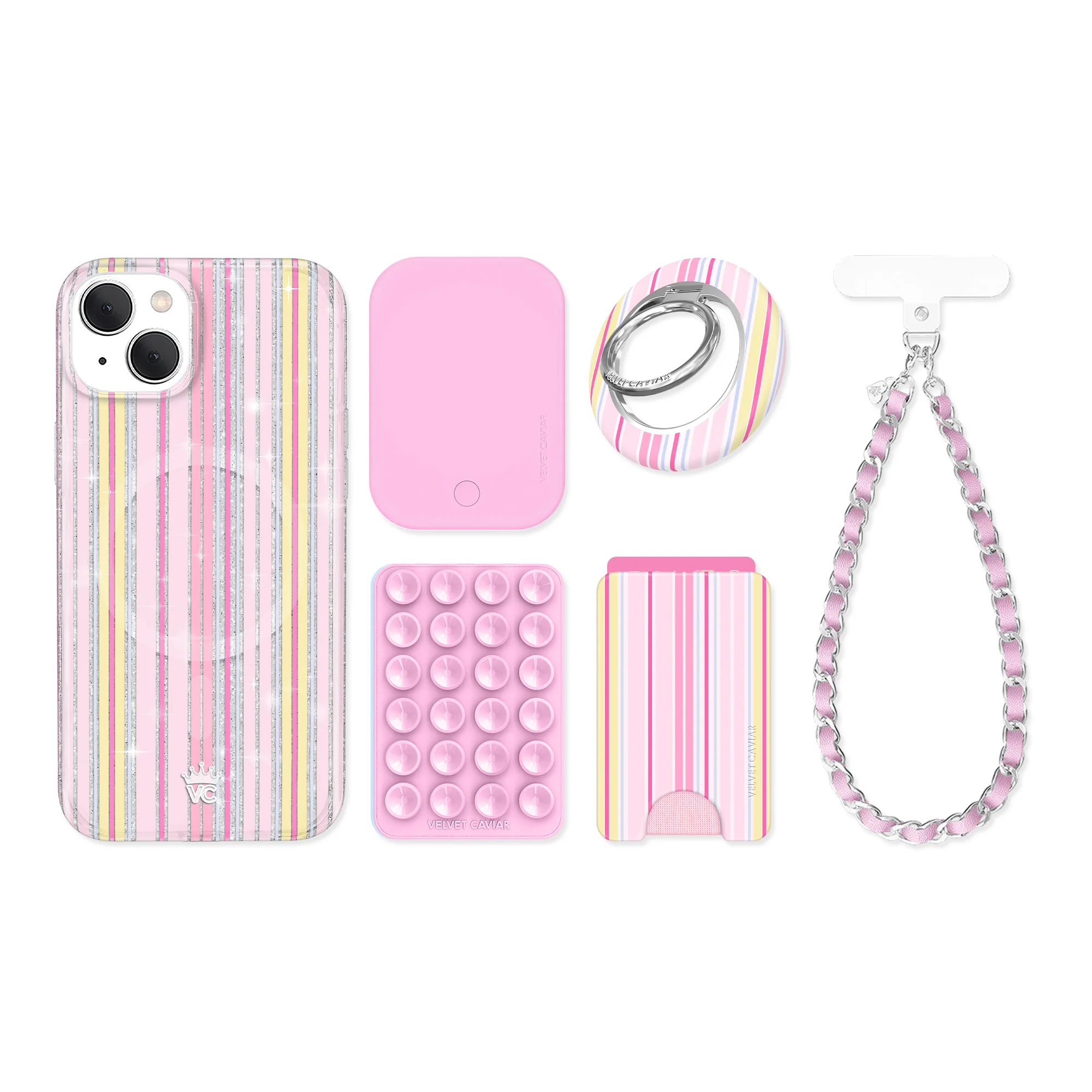 Sunkissed Stripes Glitter iPhone Bundle Set - Image 78