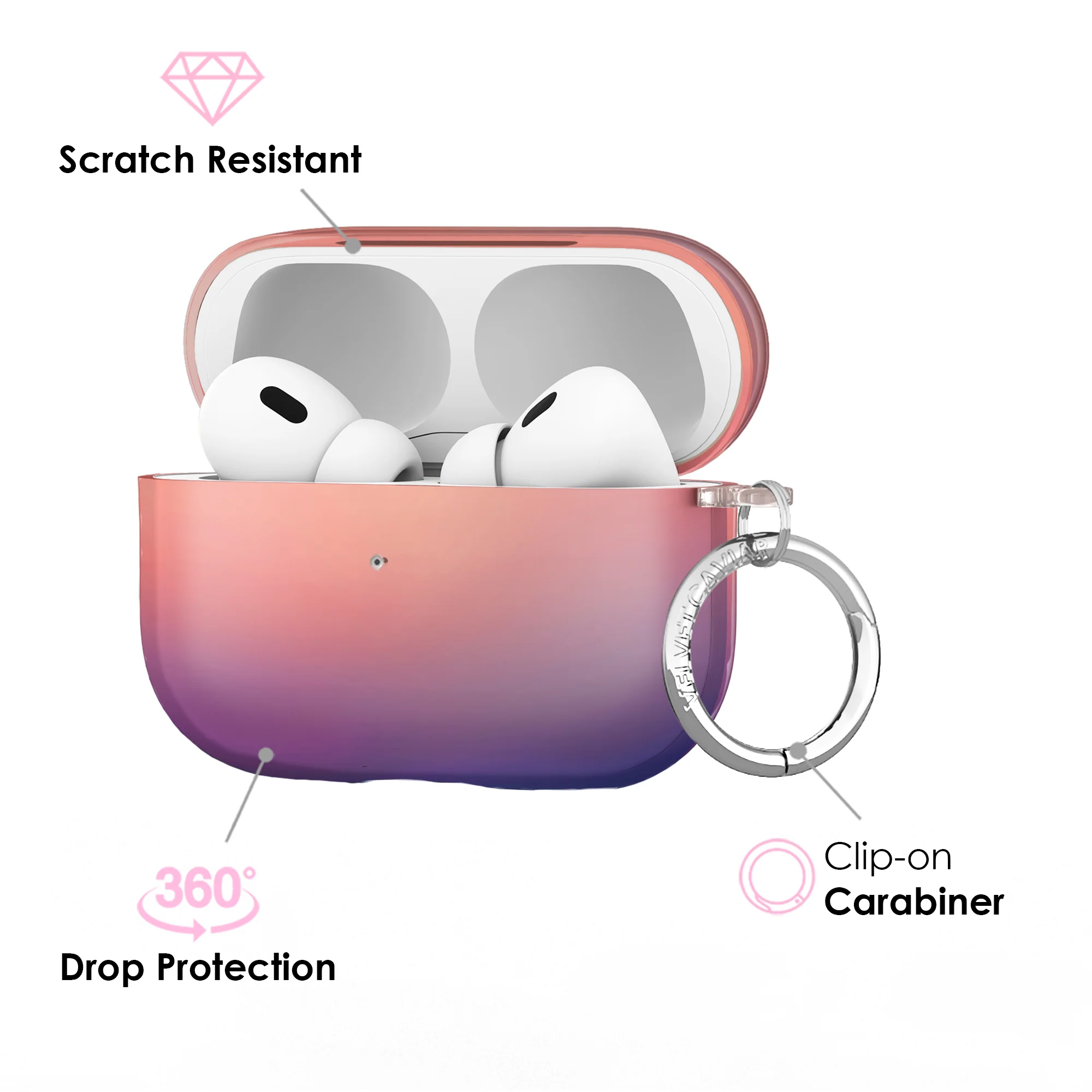 Sunset Glow Aura AirPod Case - Image 9