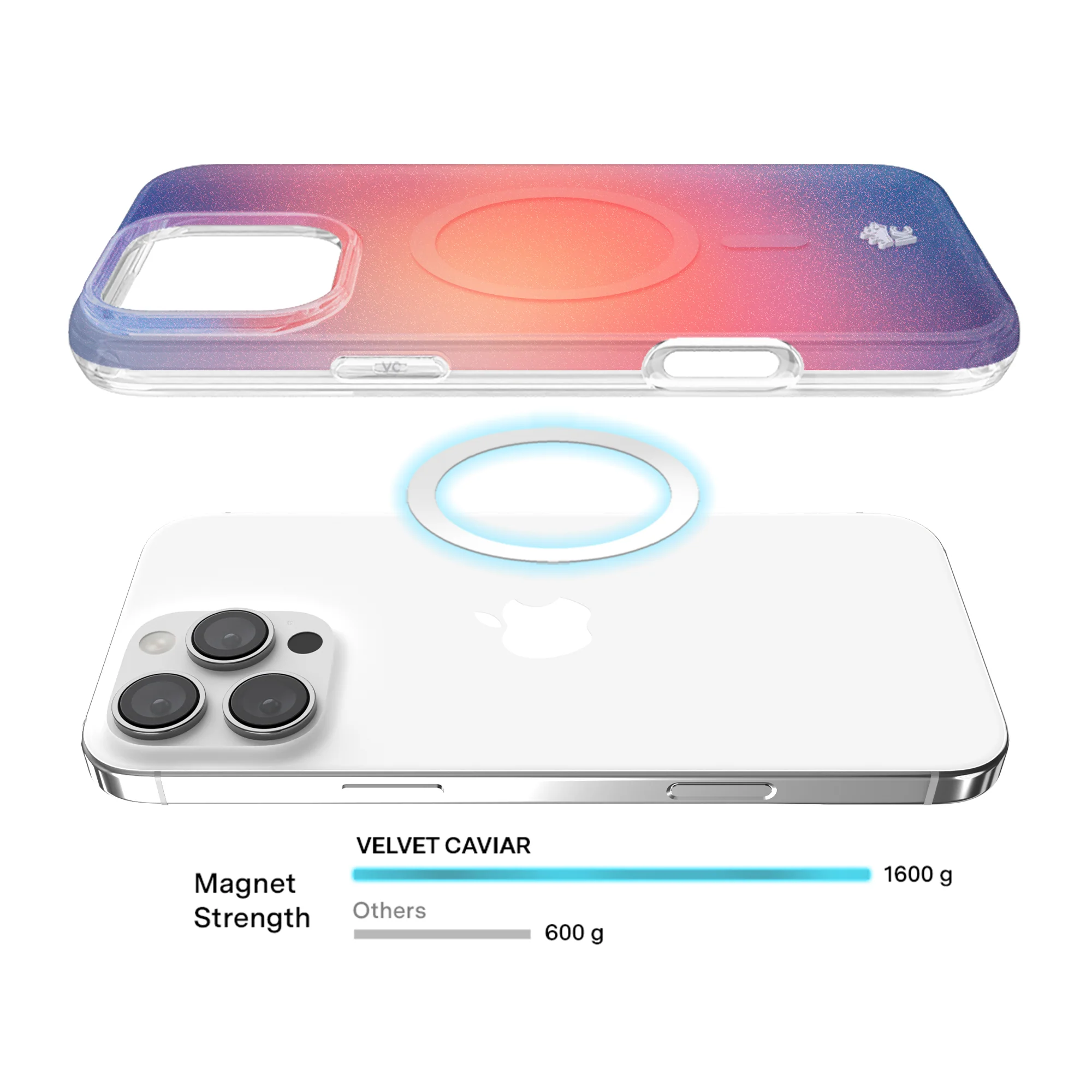 Sunset Glow Aura iPhone Case - Image 54