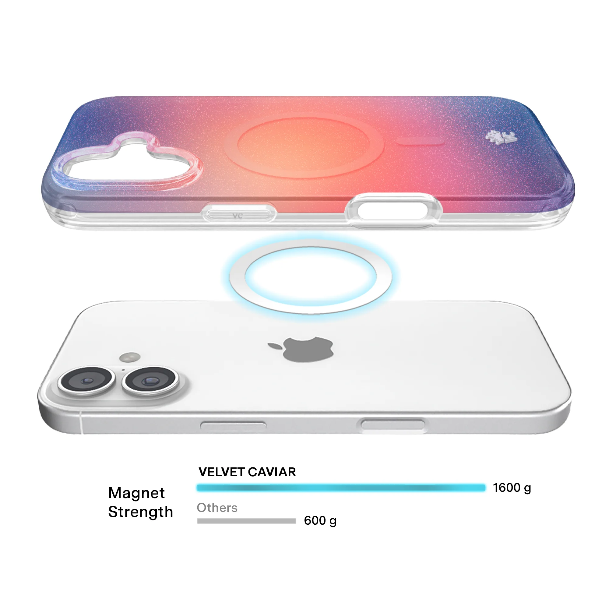 Sunset Glow Aura iPhone Case - Image 79