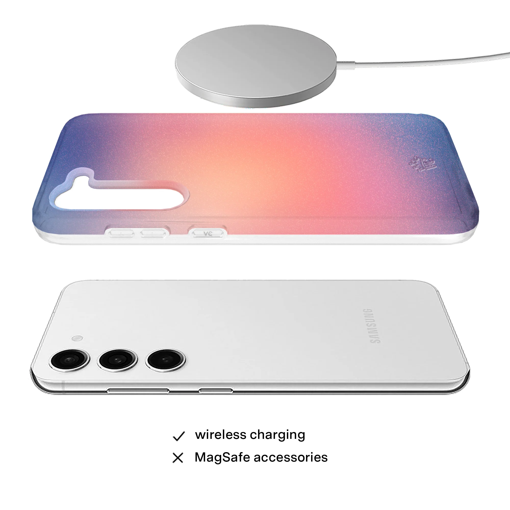 Sunset Glow Aura Samsung Case - Image 54