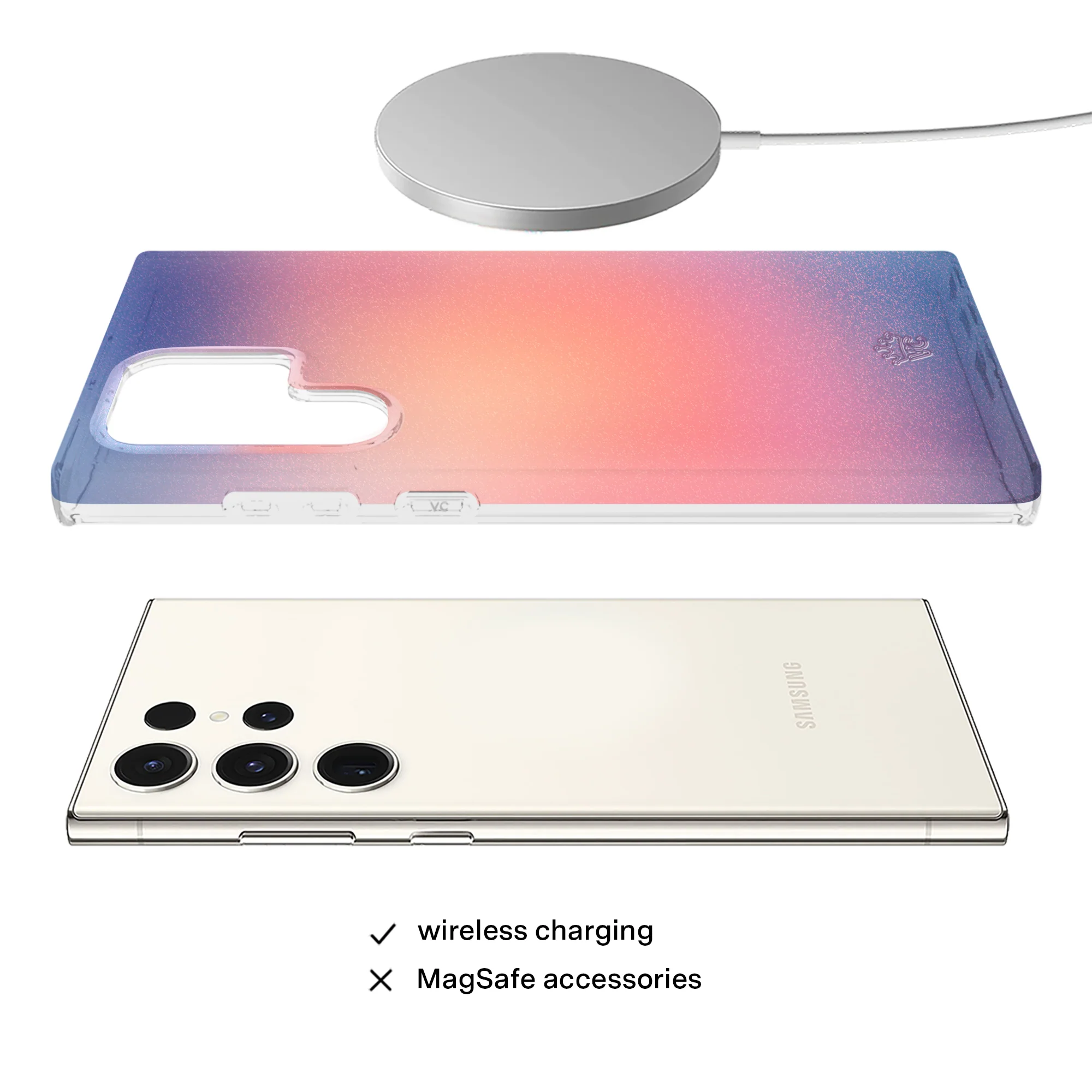 Sunset Glow Aura Samsung Case - Image 59