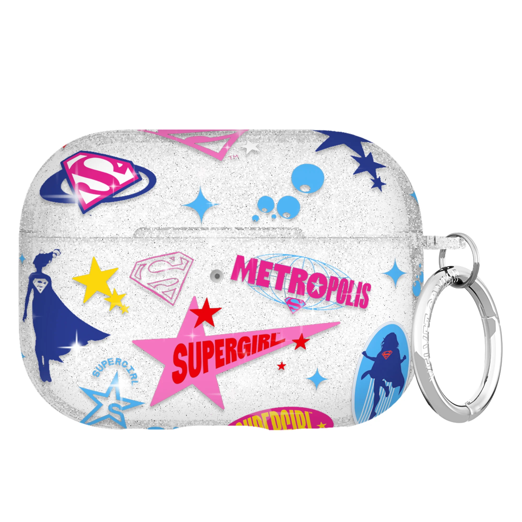 Supergirl Krypto Glitter AirPod Case - Image 19