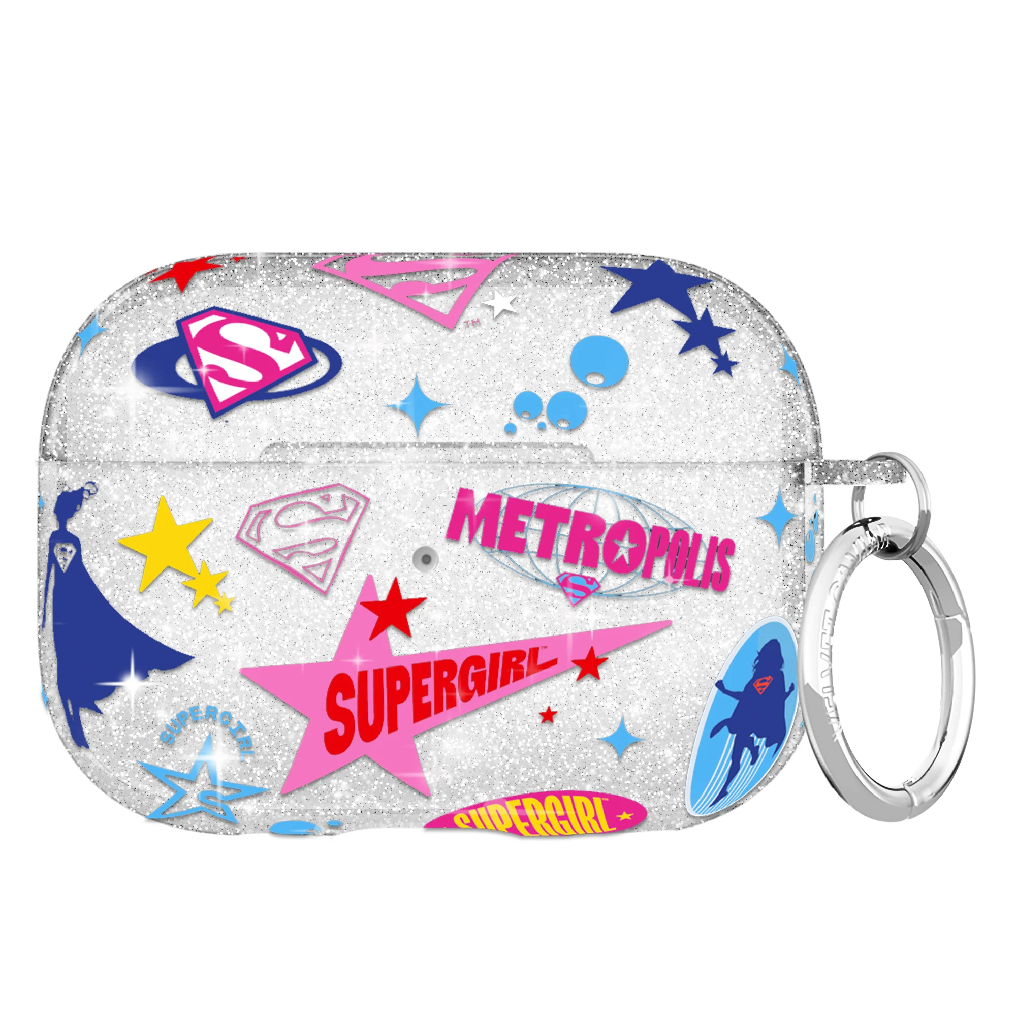 Supergirl Krypto Glitter AirPod Case - Image 25