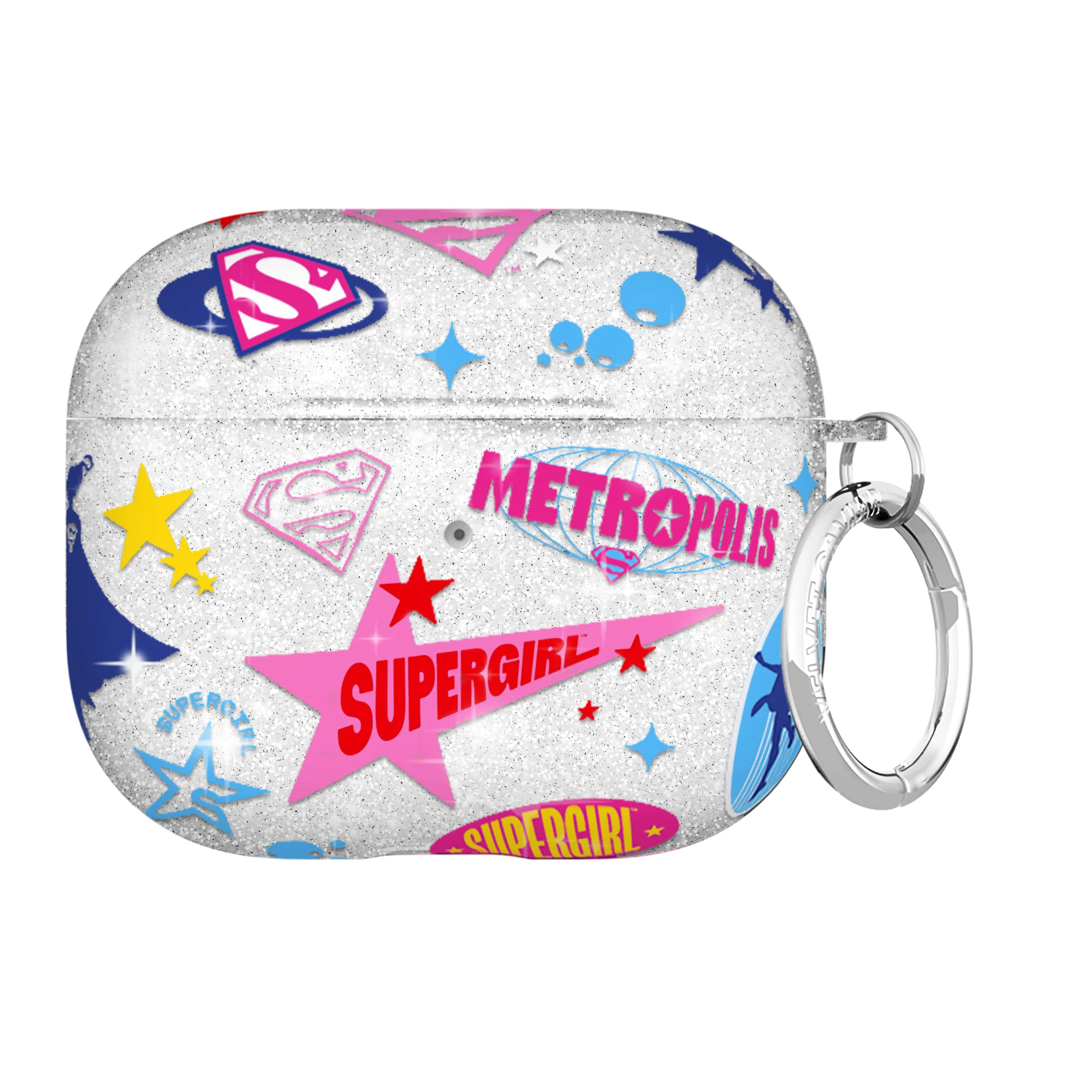 Supergirl Krypto Glitter AirPod Case - Image 7