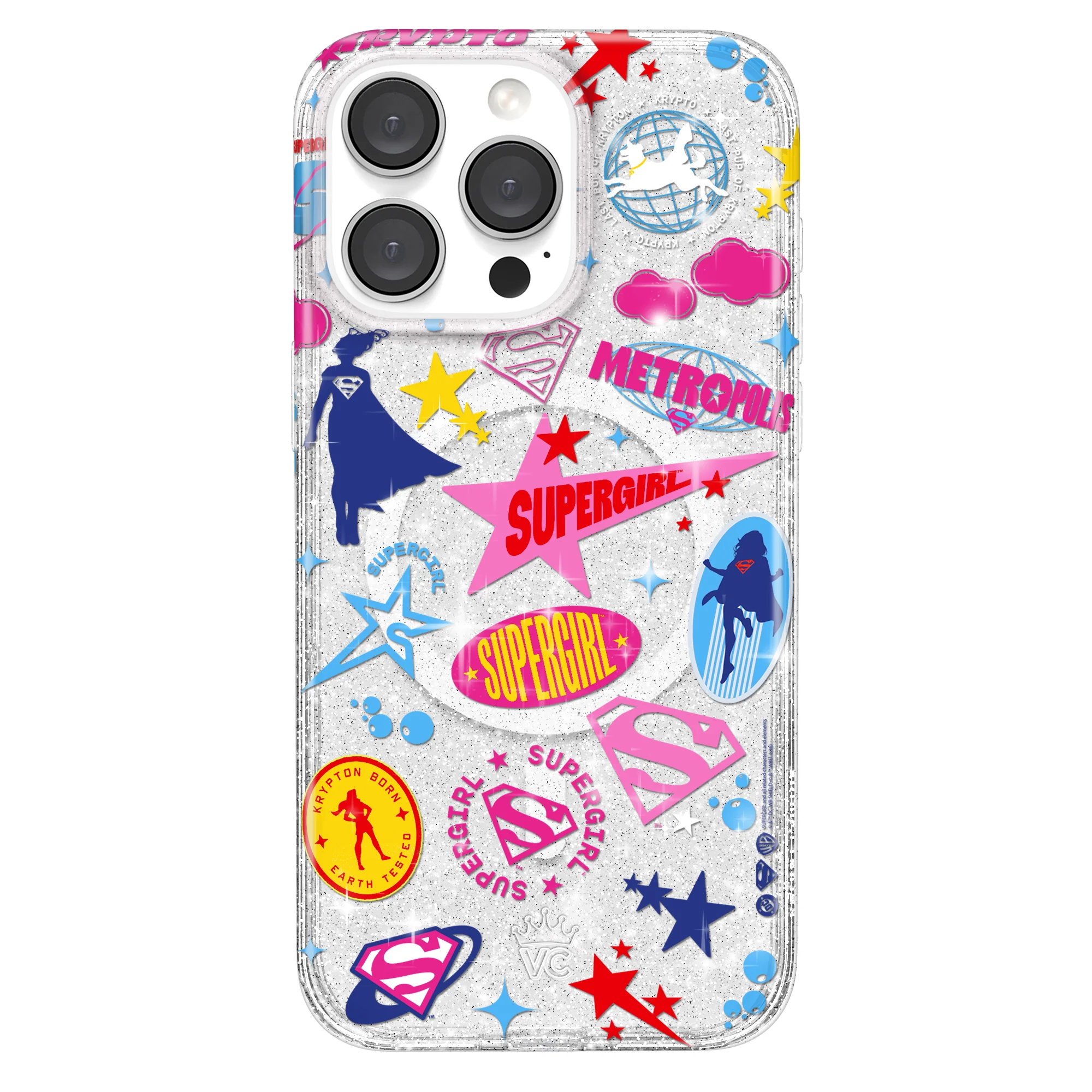Supergirl Krypto Glitter iPhone Case - Image 16