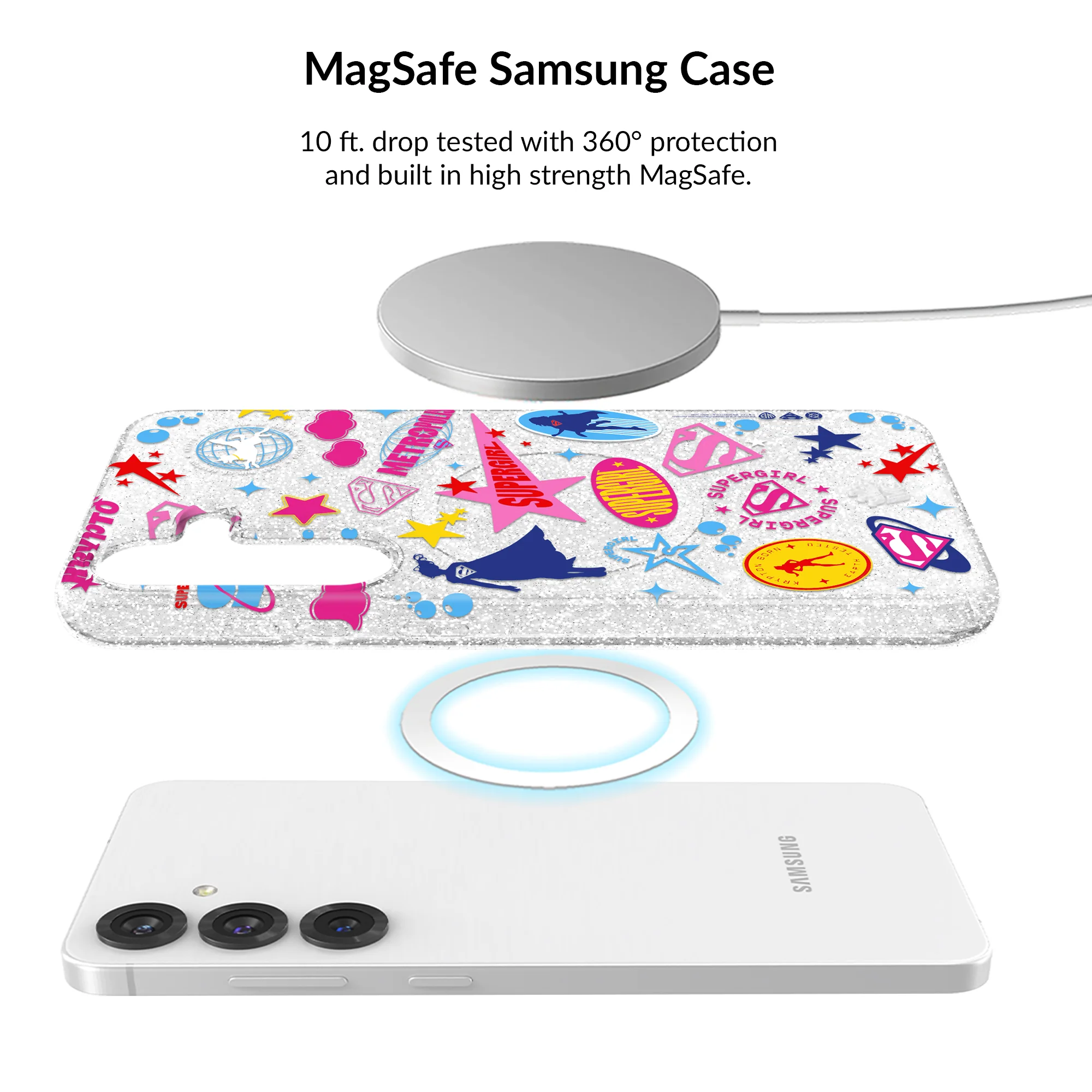 Supergirl Krypto Glitter Samsung Bundle Set - Image 14