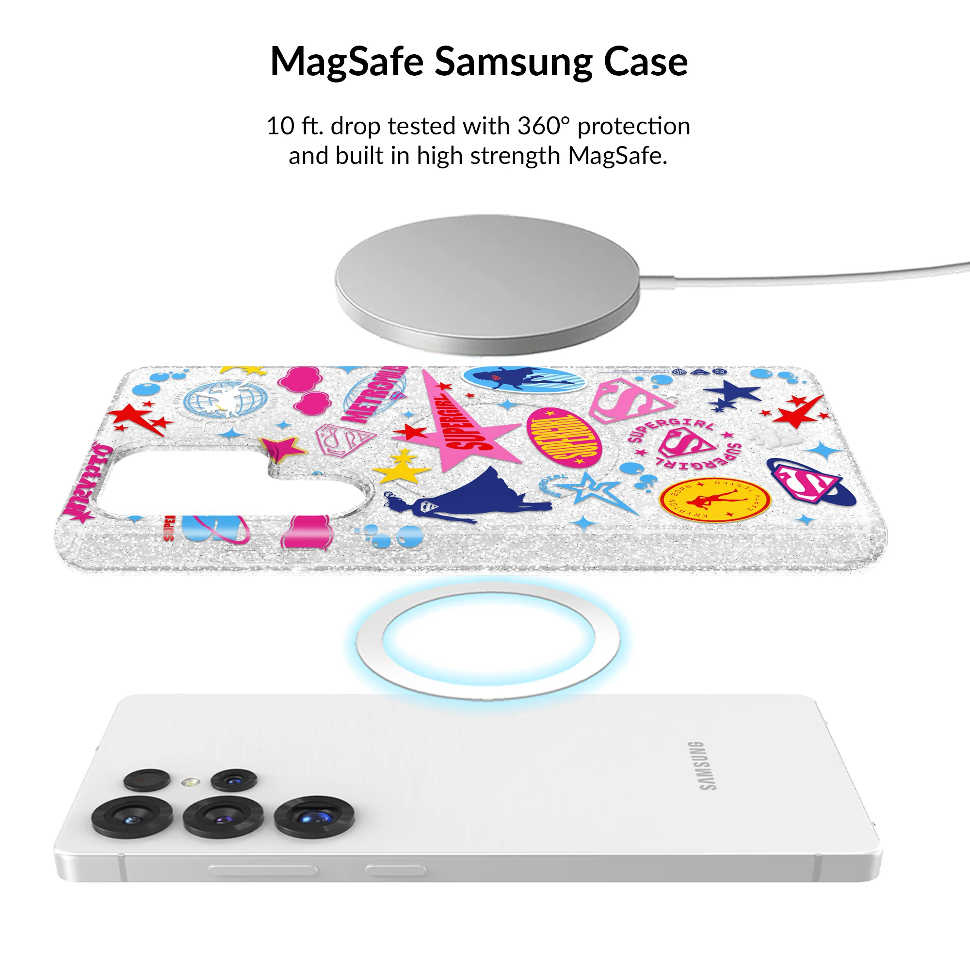 Supergirl Krypto Glitter Samsung Bundle Set - Image 2