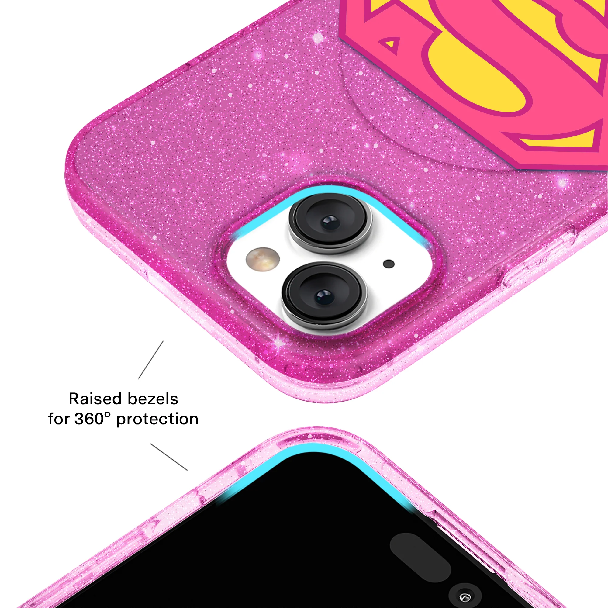 Supergirl Stardust Glitter iPhone Case - Image 18