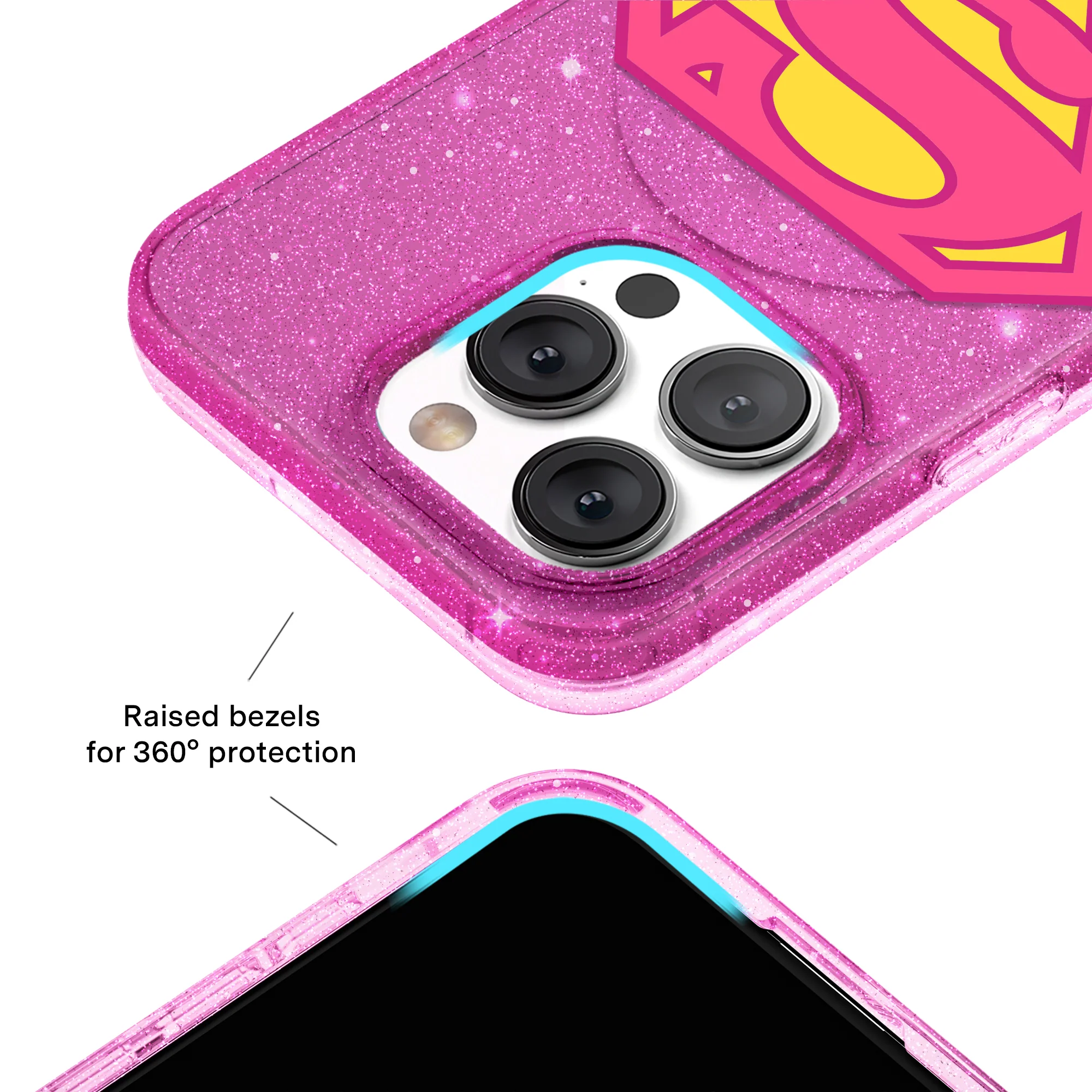 Supergirl Stardust Glitter iPhone Case - Image 33
