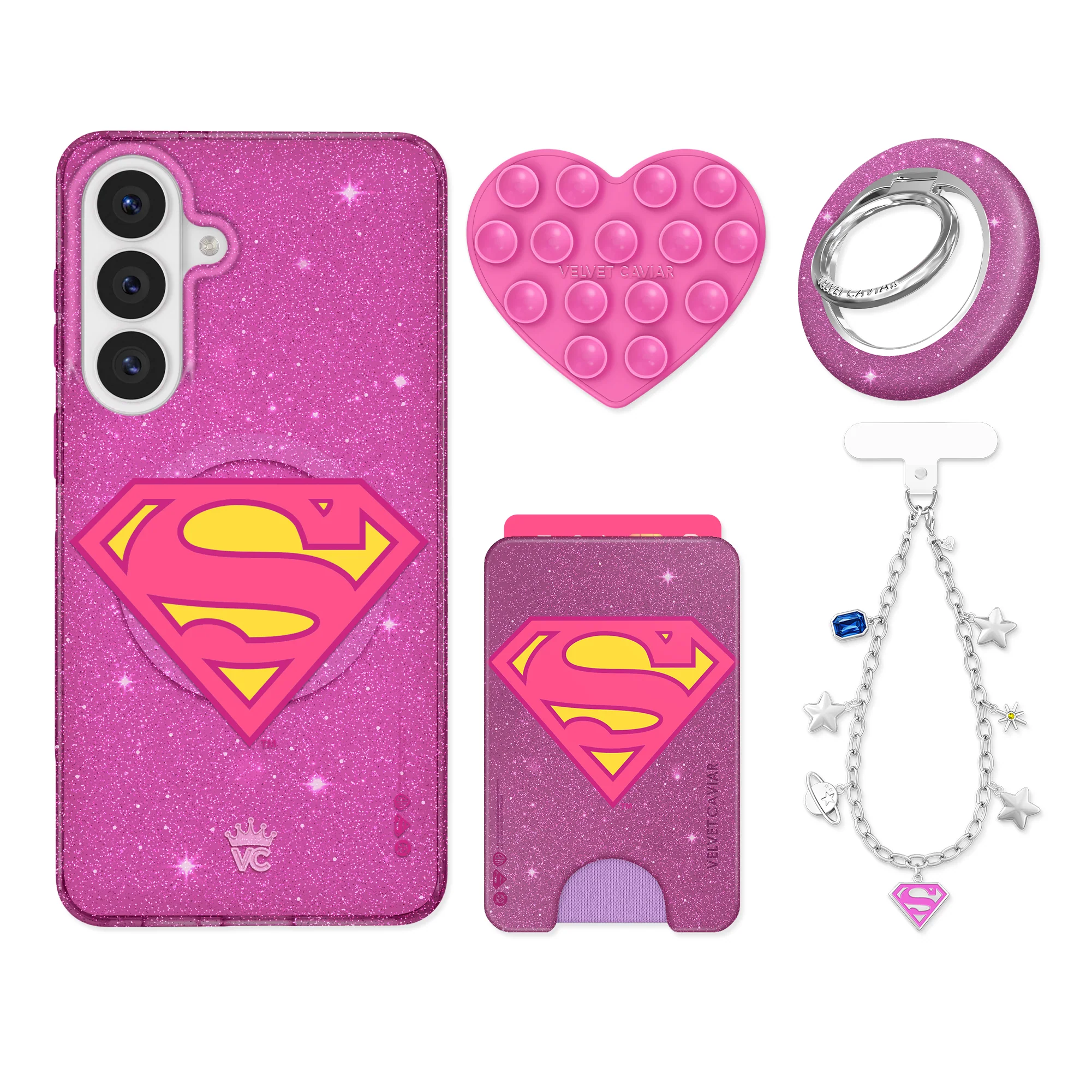 Supergirl Stardust Glitter Samsung Bundle Set - Image 13
