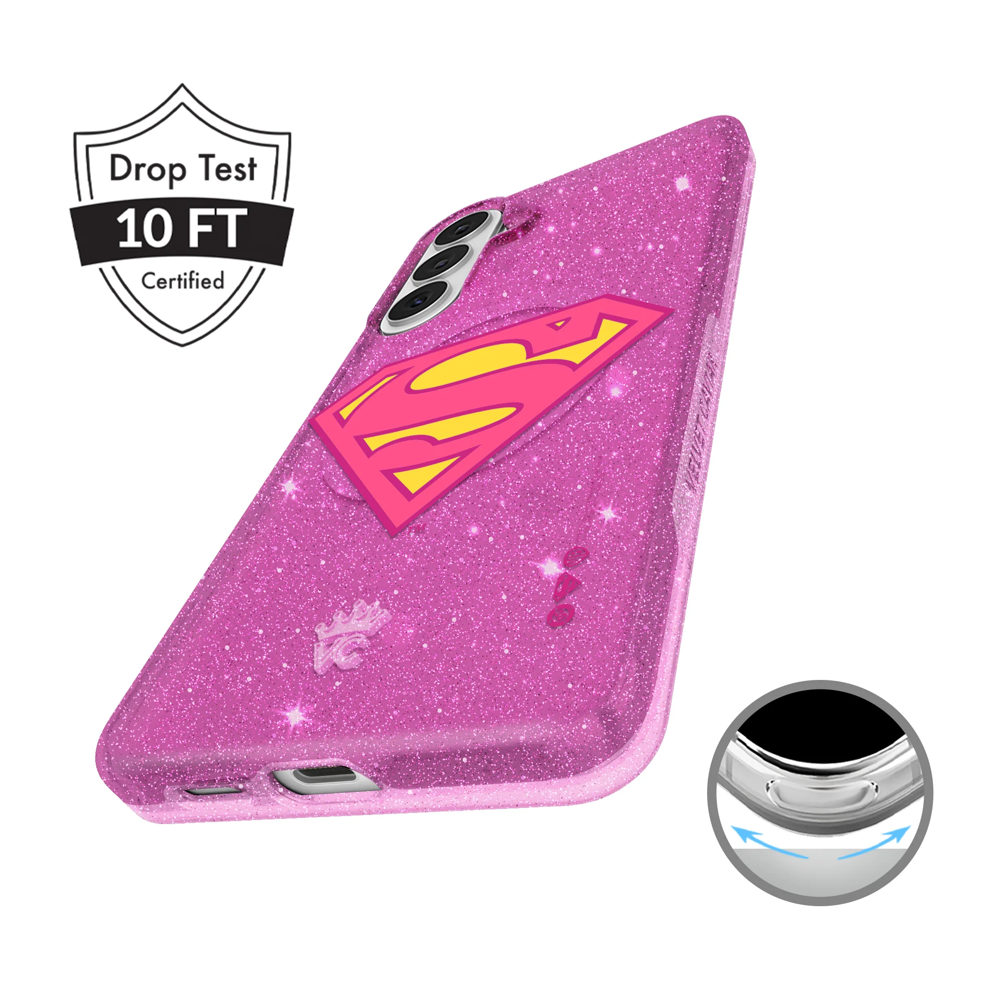 Supergirl Stardust Glitter Samsung Case - Image 52