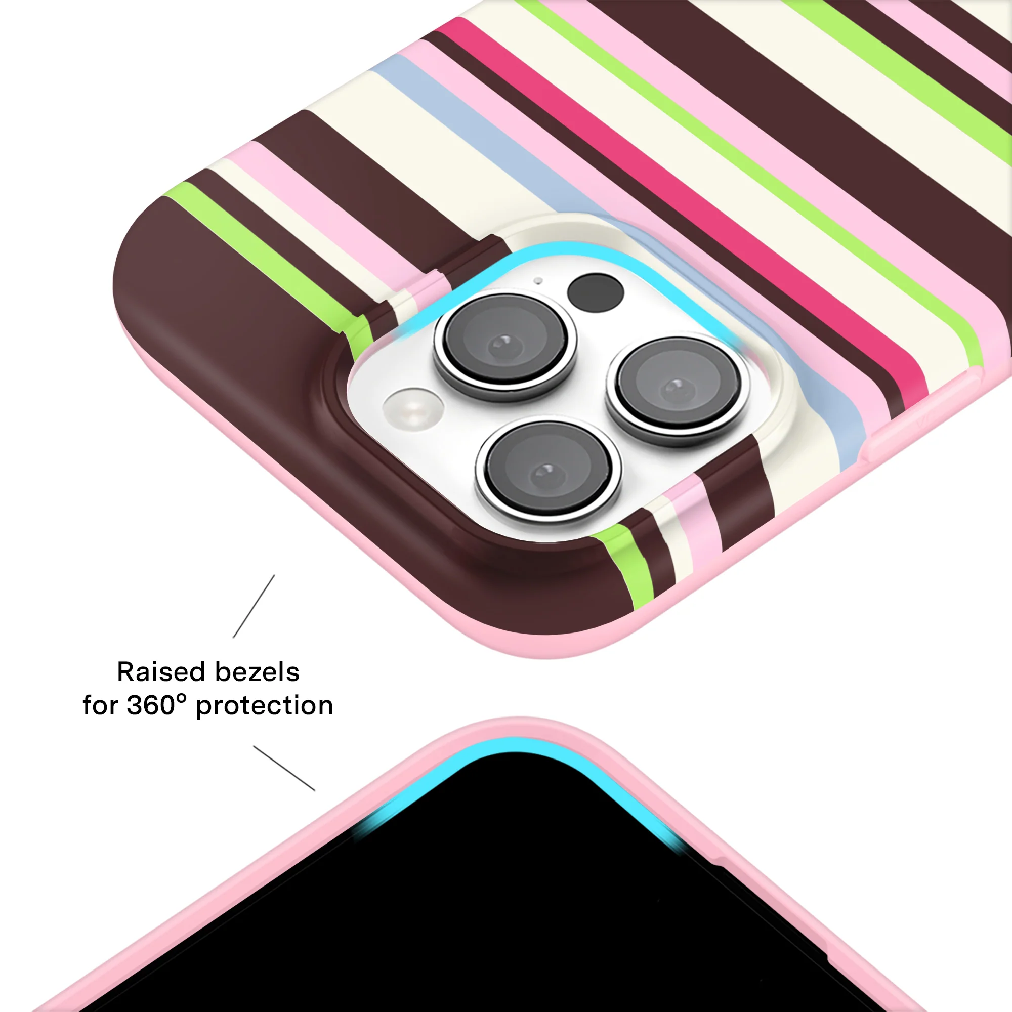 Sweet Treat Stripes iPhone Case - Image 8