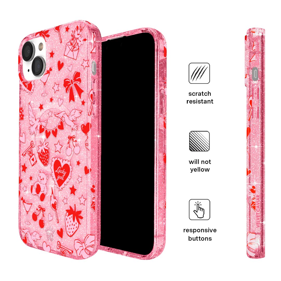 Be Mine Glitter iPhone Case - Image 60