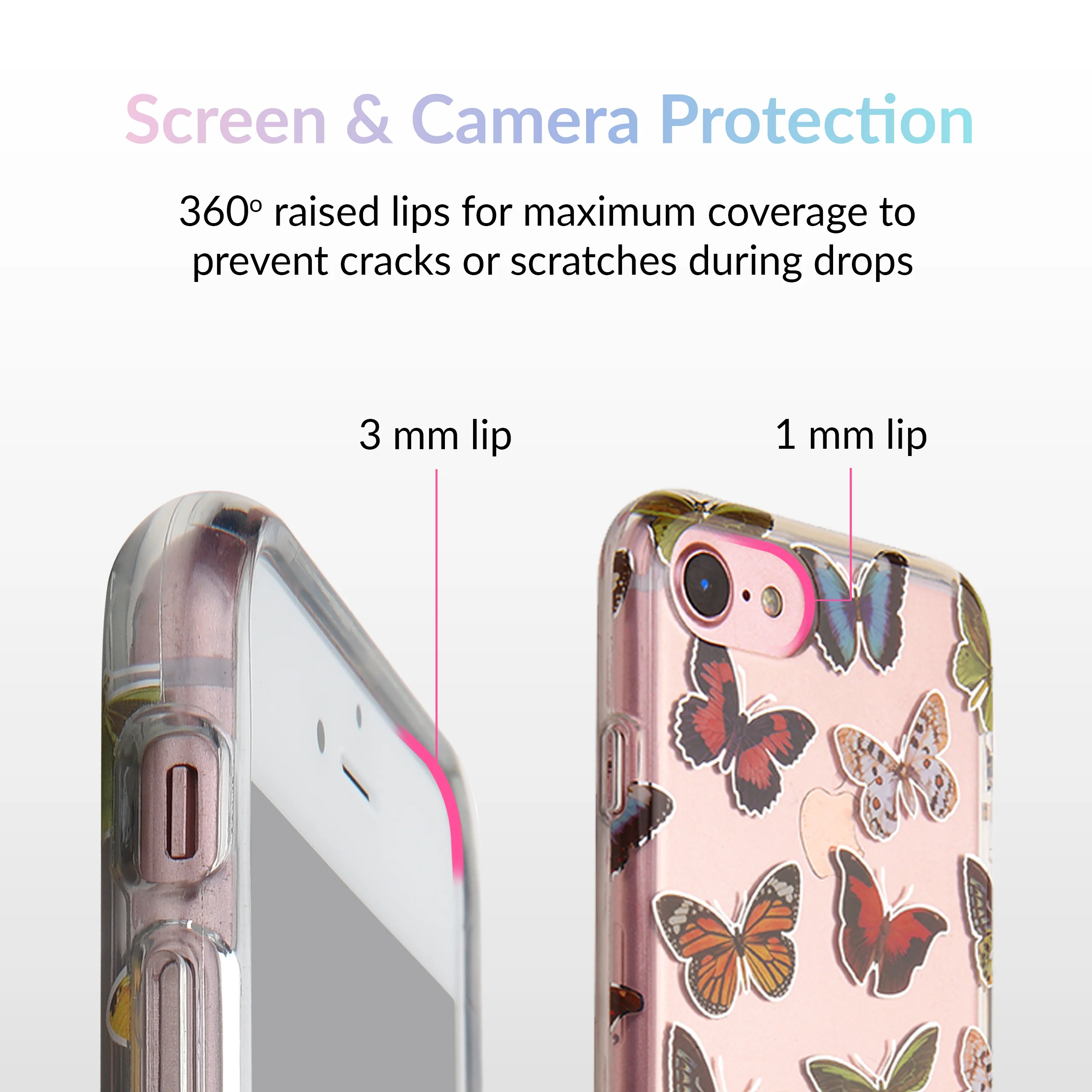 Vintage Butterfly iPhone Case - Image 3