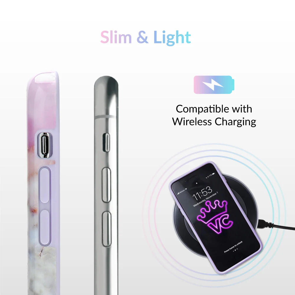 Violet Sky Marble iPhone Case - Image 13