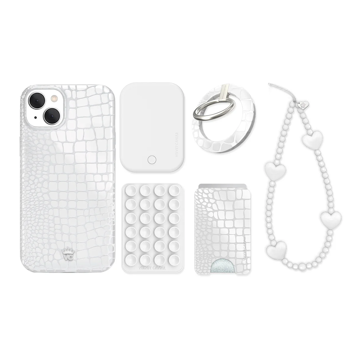 White Croc iPhone Bundle Set - Image 16