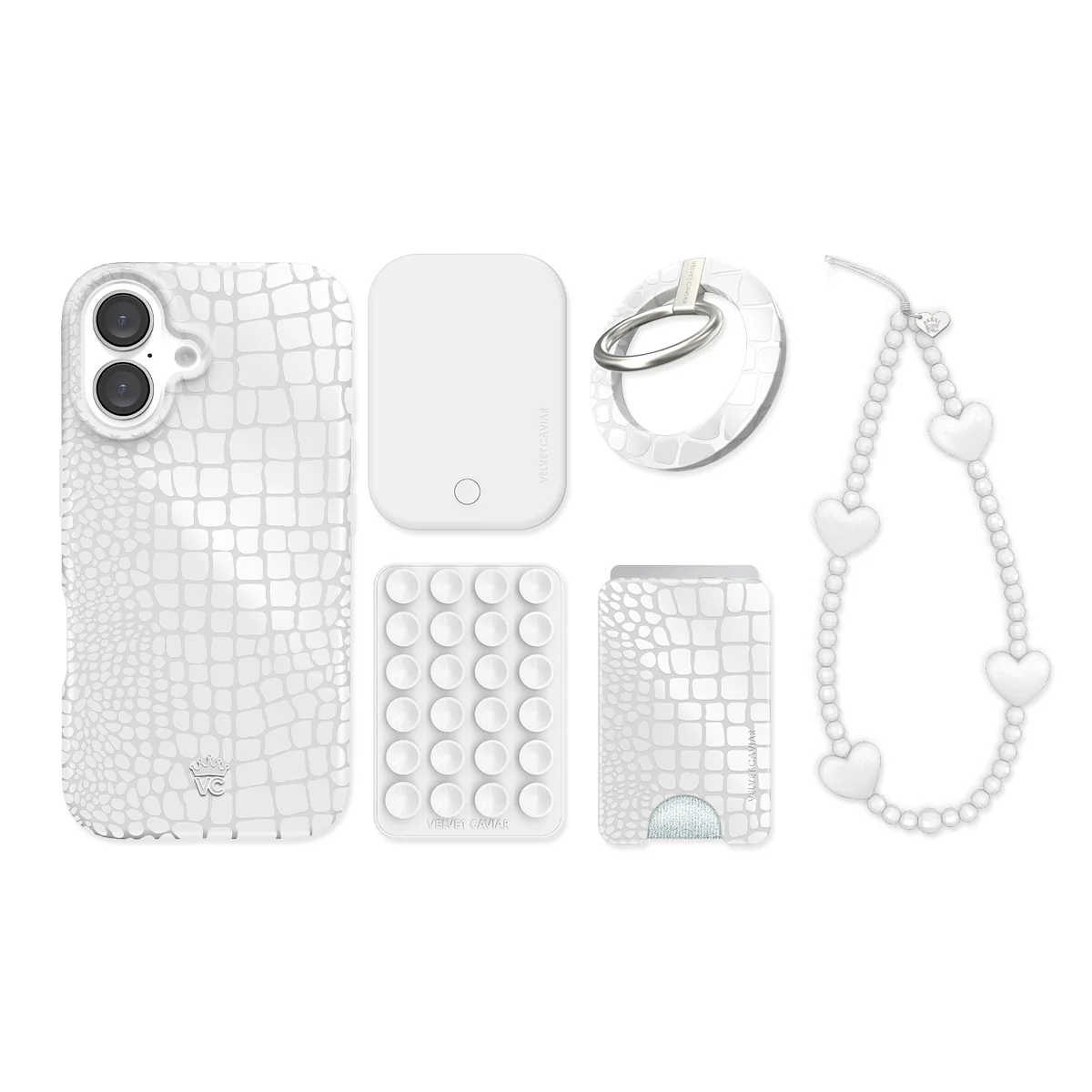 White Croc iPhone Bundle Set - Image 20